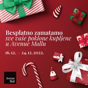 Besplatno <br/> zamatanje poklona